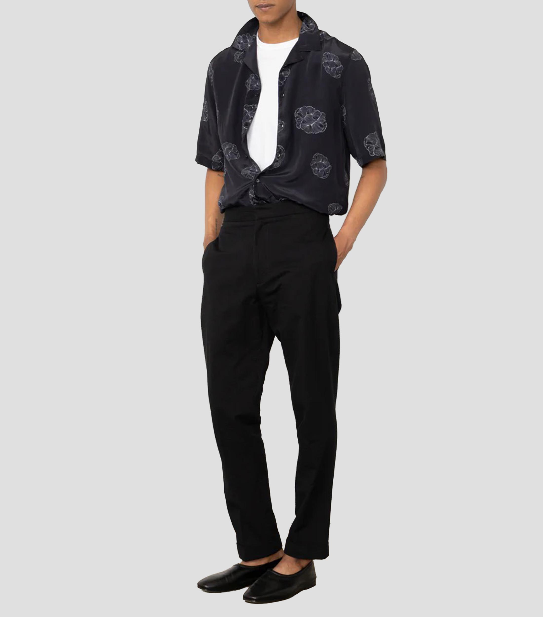 Camisa estampada manga corta Hombre
